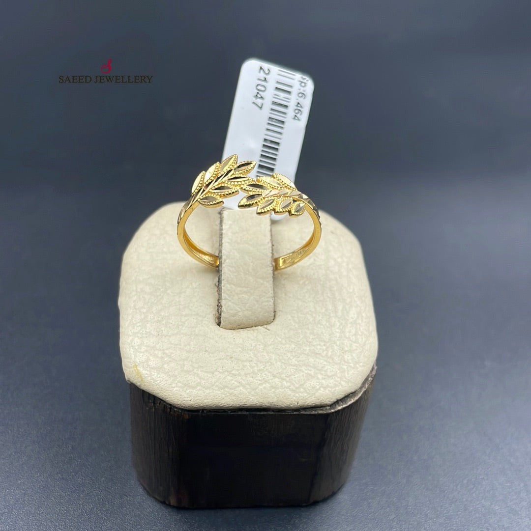 21K Gold Spike Ring by Saeed Jewelry - Image 3