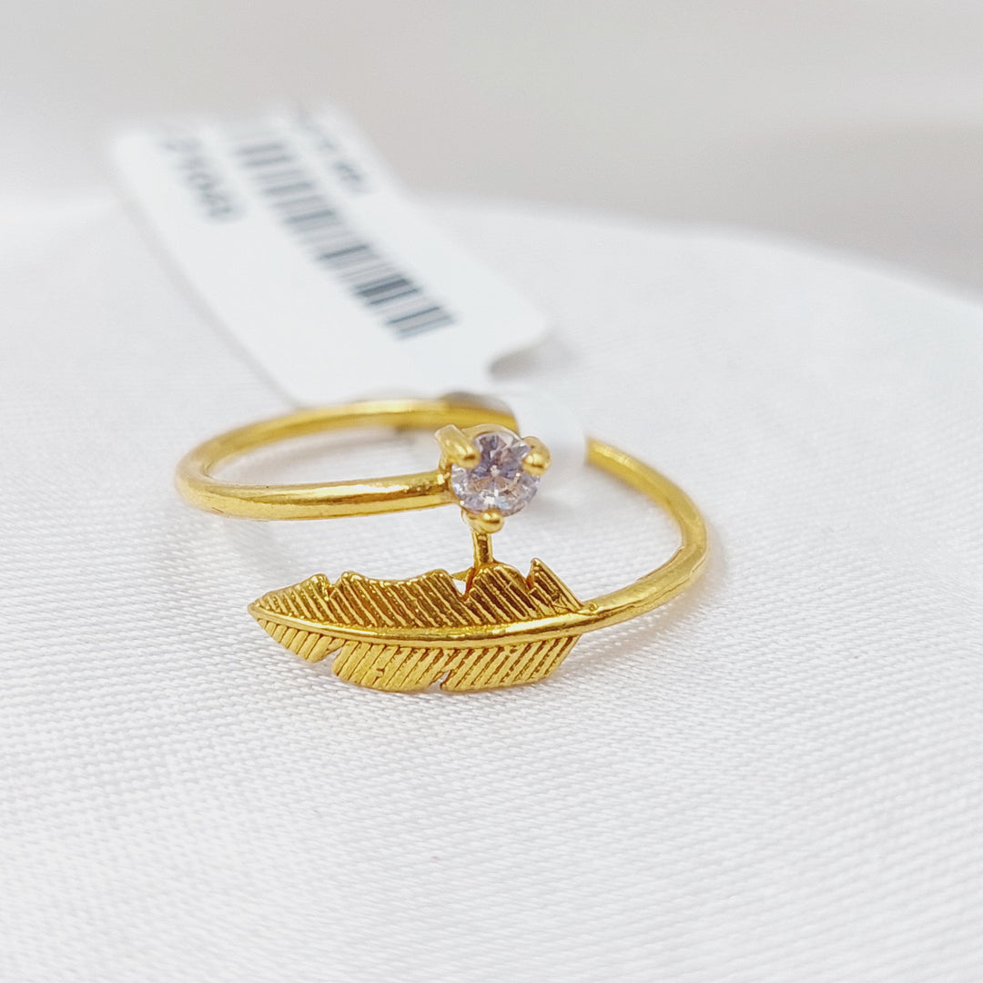 21K Gold Spike Ring by Saeed Jewelry - Image 3