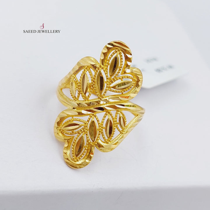 21K Gold Spike Ring by Saeed Jewelry - Image 3