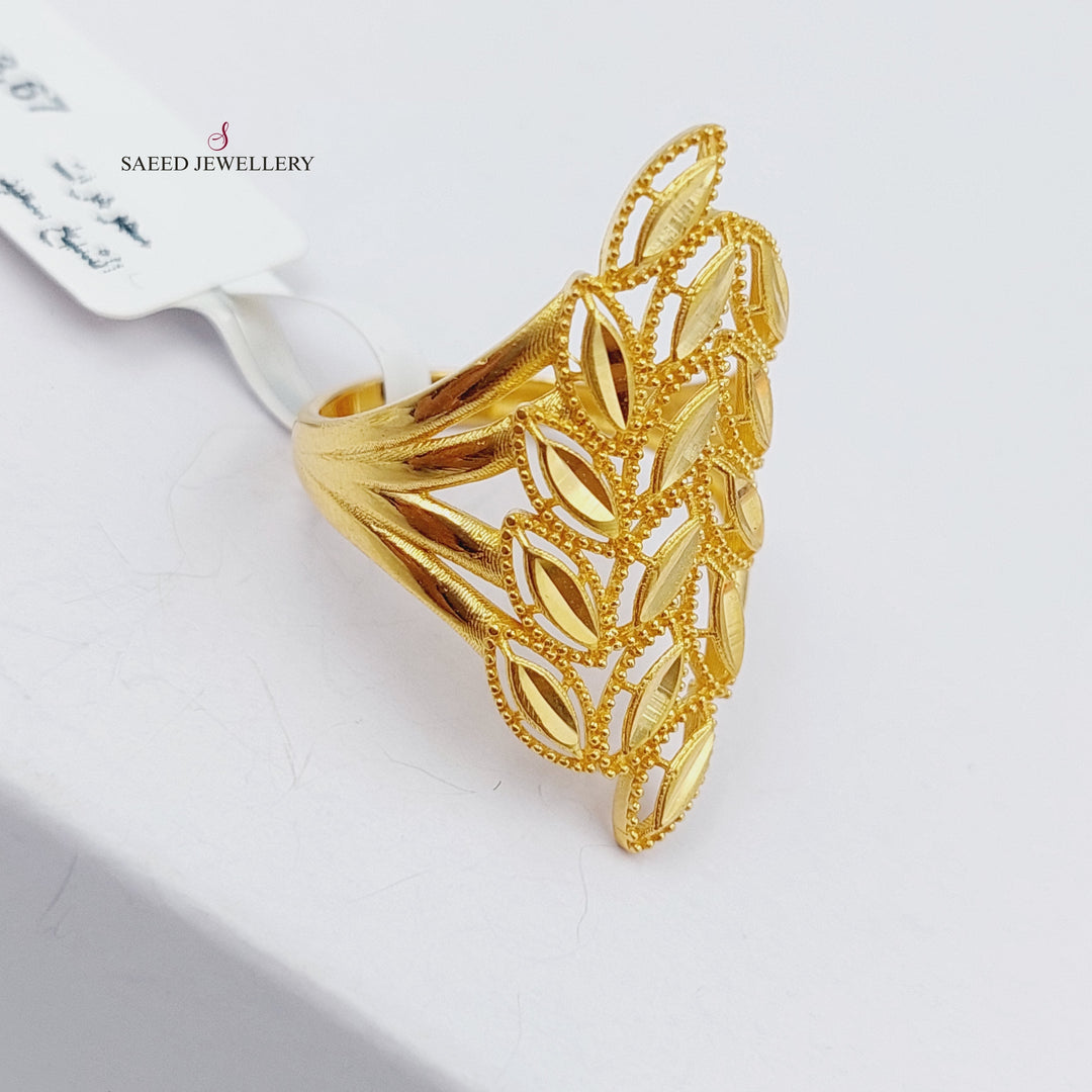 21K Gold Spike Ring by Saeed Jewelry - Image 3