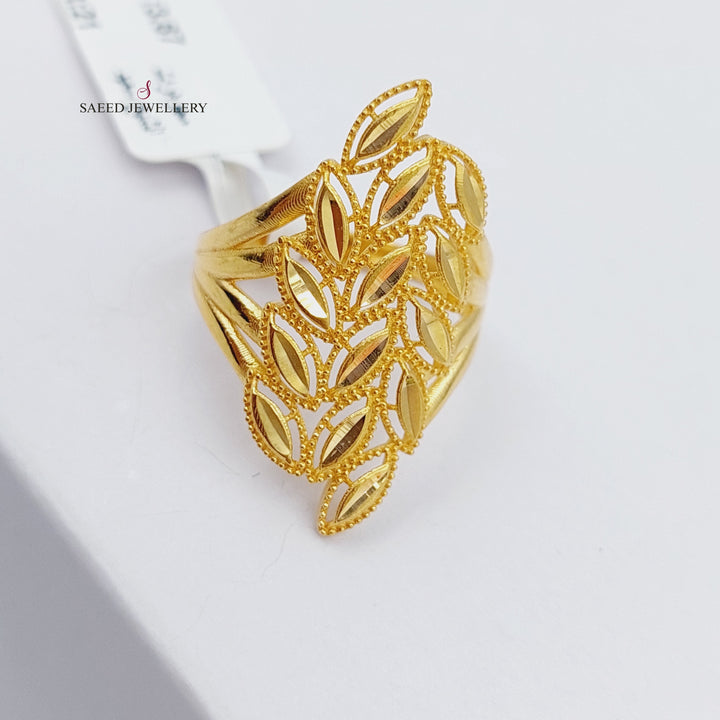 21K Gold Spike Ring by Saeed Jewelry - Image 4