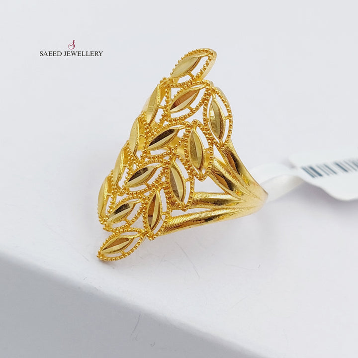 21K Gold Spike Ring by Saeed Jewelry - Image 1