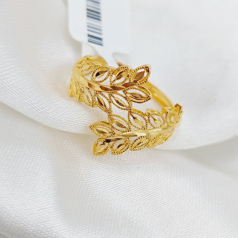 21K Gold Spike Ring by Saeed Jewelry - Image 2