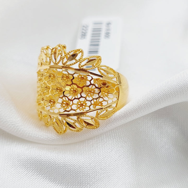 21K Gold Spike Ring by Saeed Jewelry - Image 3