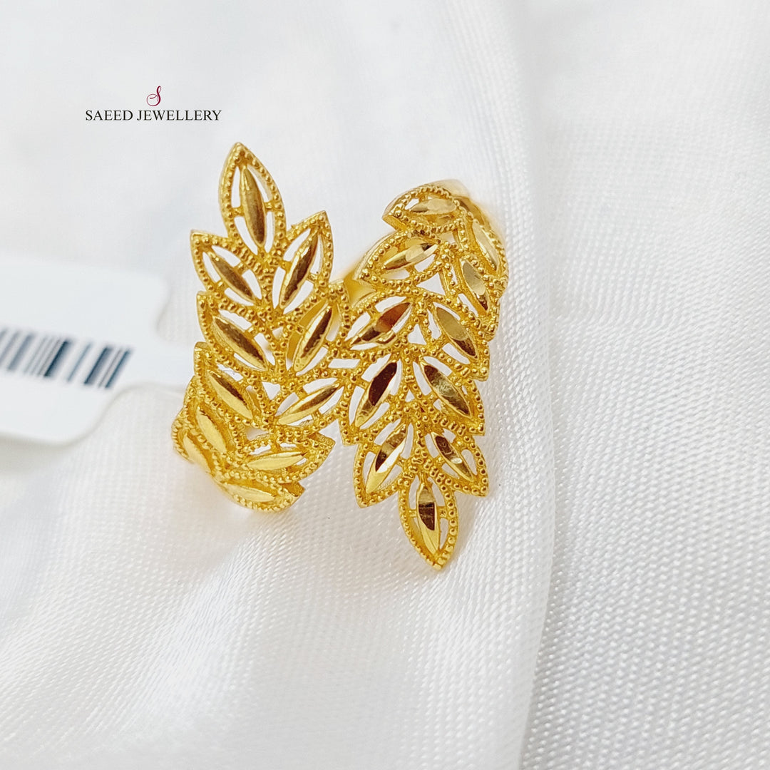 21K Gold Spike Ring by Saeed Jewelry - Image 3