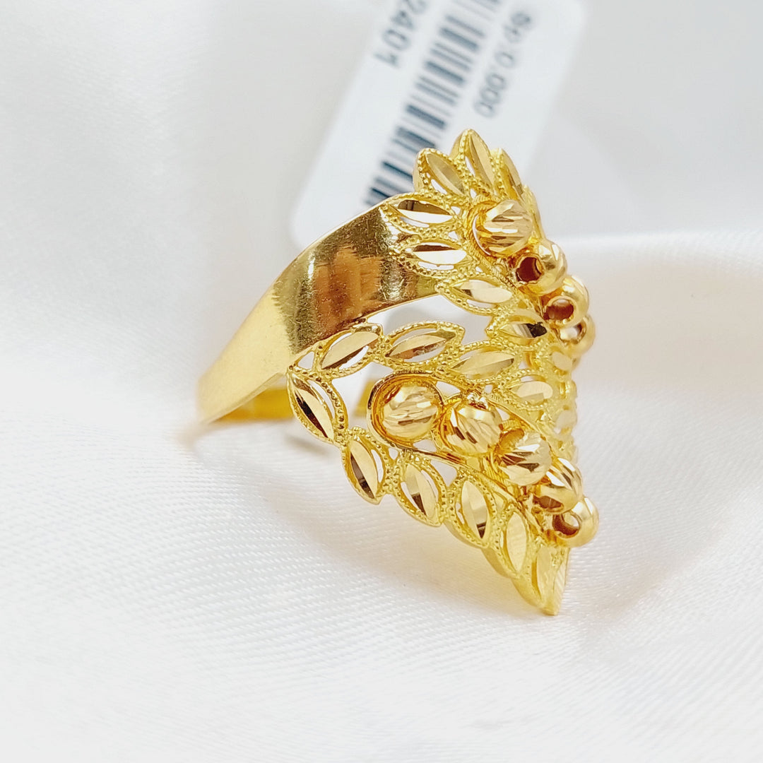 21K Gold Spike Ring by Saeed Jewelry - Image 9