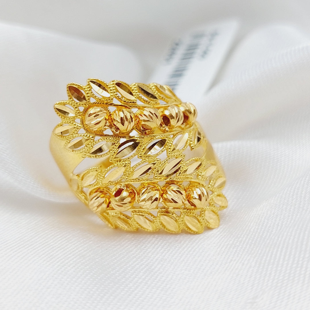 21K Gold Spike Ring by Saeed Jewelry - Image 6