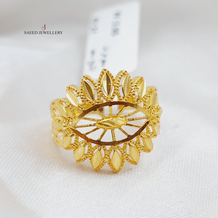 21K Gold Spike Ring by Saeed Jewelry - Image 3