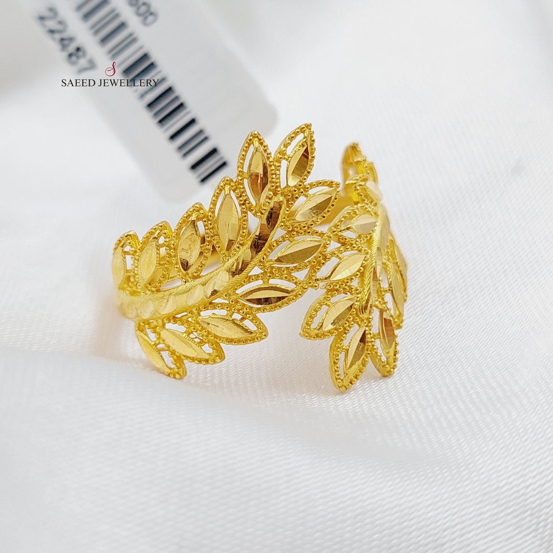 21K Gold Spike Ring by Saeed Jewelry - Image 7