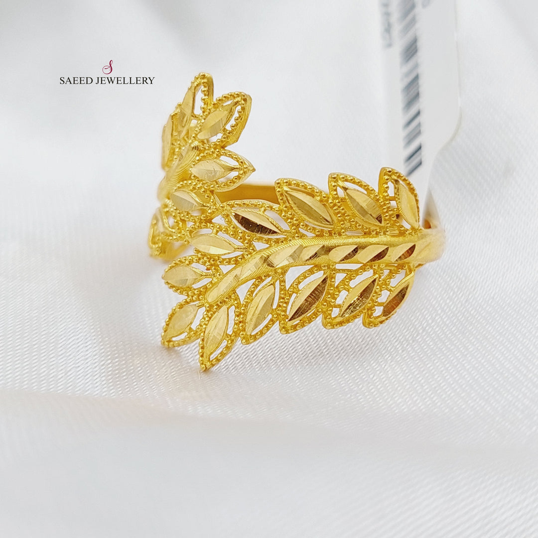 21K Gold Spike Ring by Saeed Jewelry - Image 1