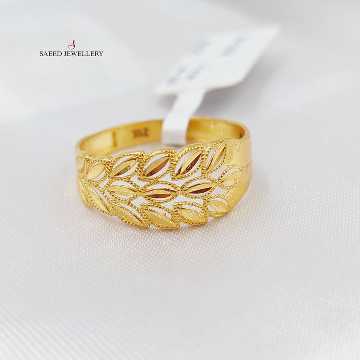 21K Gold Spike Ring by Saeed Jewelry - Image 1