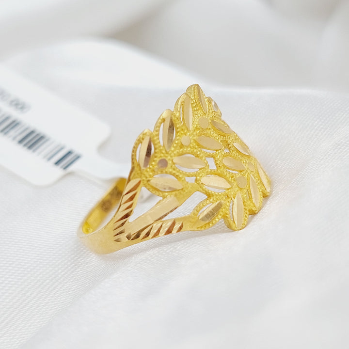 21K Gold Spike Ring by Saeed Jewelry - Image 5