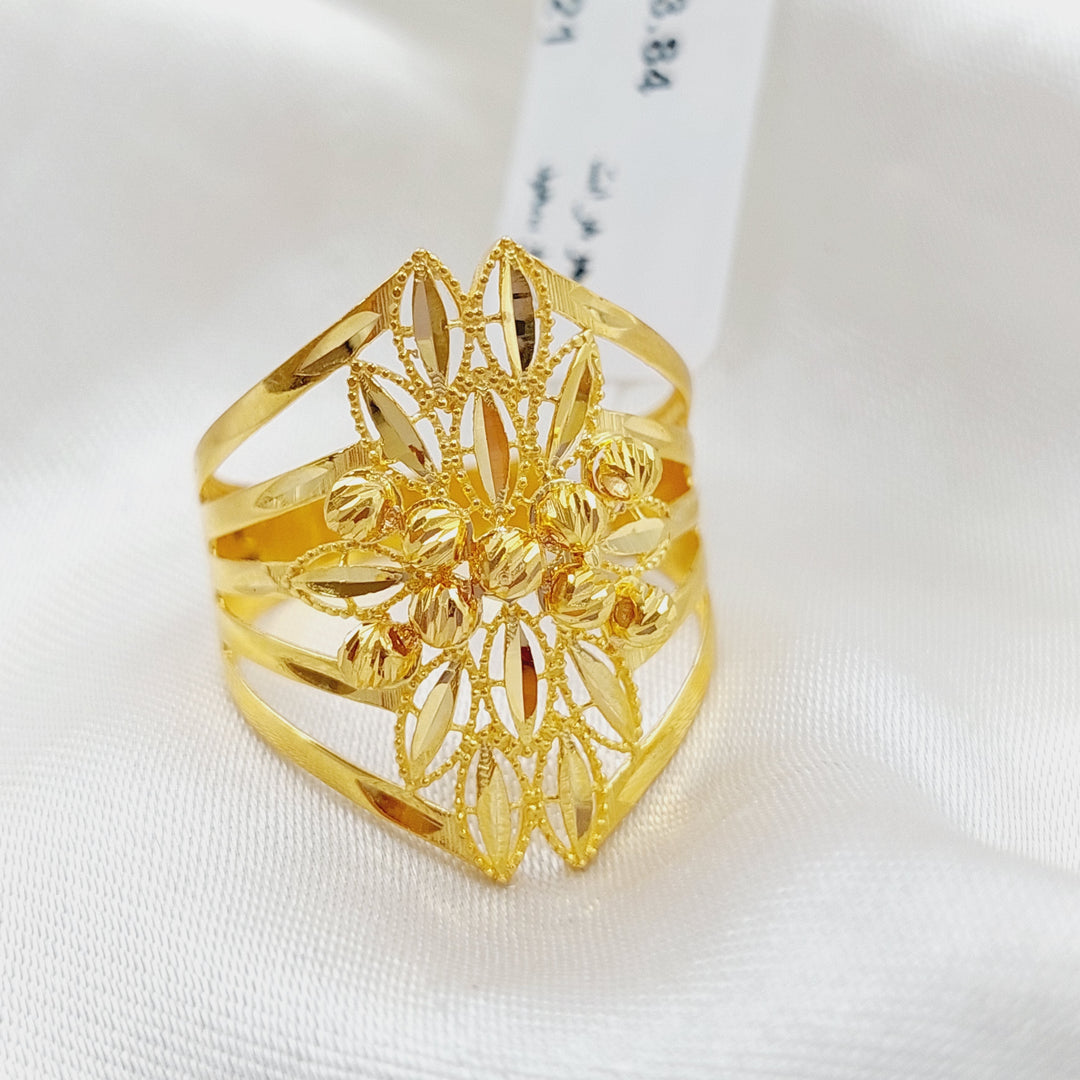 21K Gold Spike Ring by Saeed Jewelry - Image 3