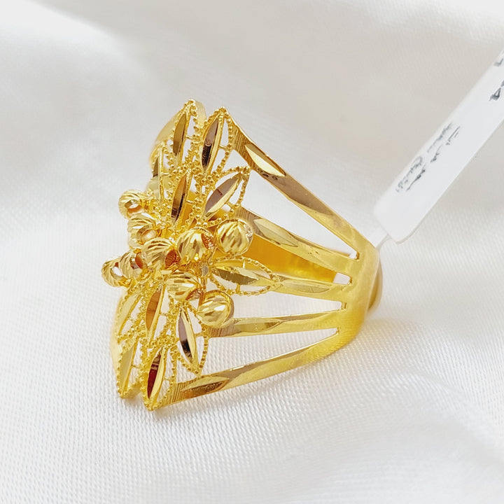 21K Gold Spike Ring by Saeed Jewelry - Image 4