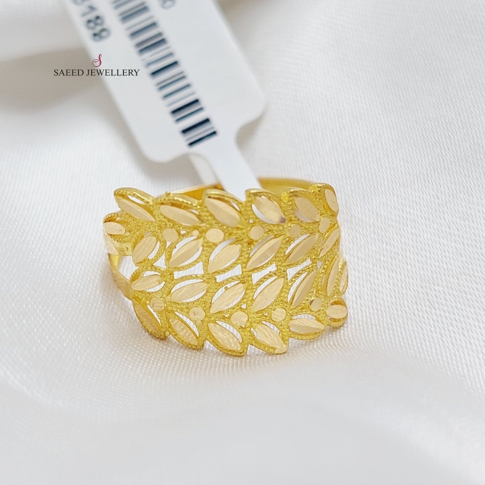 21K Gold Spike Ring by Saeed Jewelry - Image 6