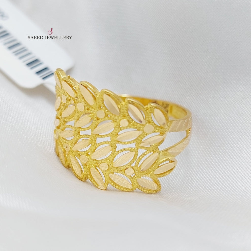 21K Gold Spike Ring by Saeed Jewelry - Image 8