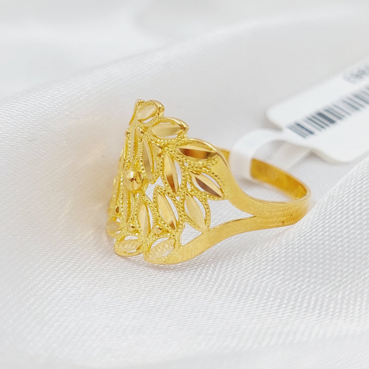 21K Gold Spike Ring by Saeed Jewelry - Image 4