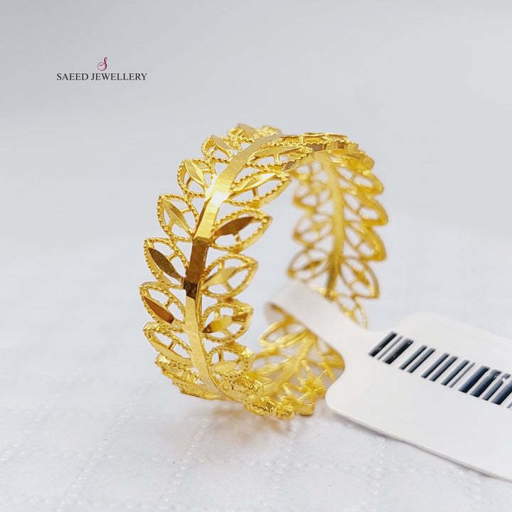 21K Gold Spike Ring by Saeed Jewelry - Image 3