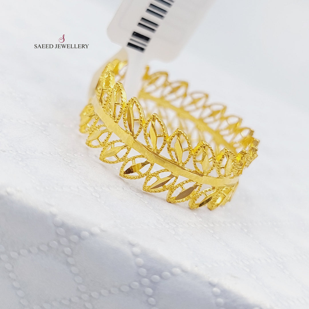 21K Gold Spike Ring by Saeed Jewelry - Image 7