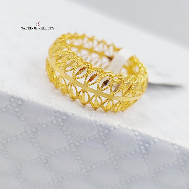 21K Gold Spike Ring by Saeed Jewelry - Image 4