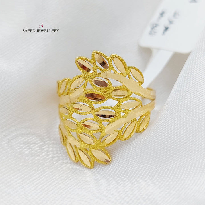 21K Gold Spike Ring by Saeed Jewelry - Image 5