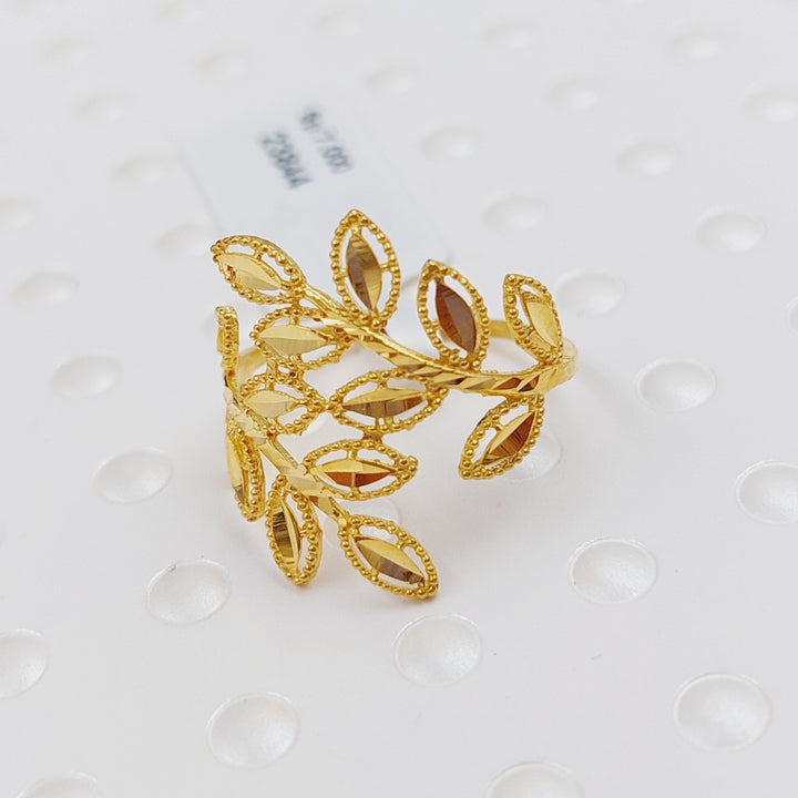 21K Gold Spike Ring by Saeed Jewelry - Image 1