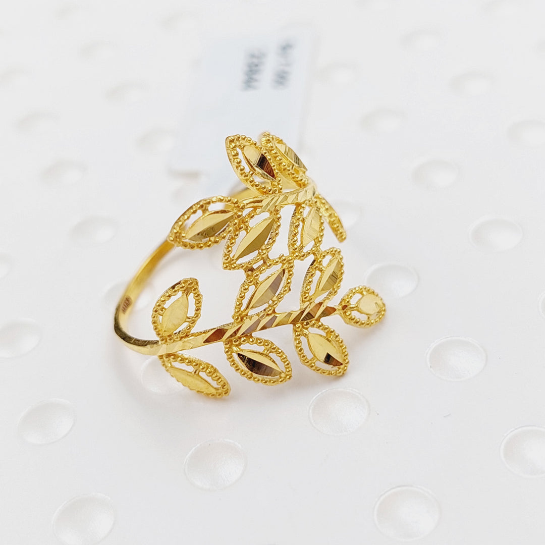 21K Gold Spike Ring by Saeed Jewelry - Image 3