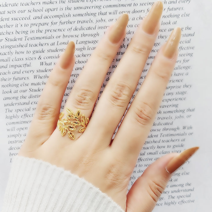 21K Gold Spike Ring by Saeed Jewelry - Image 1