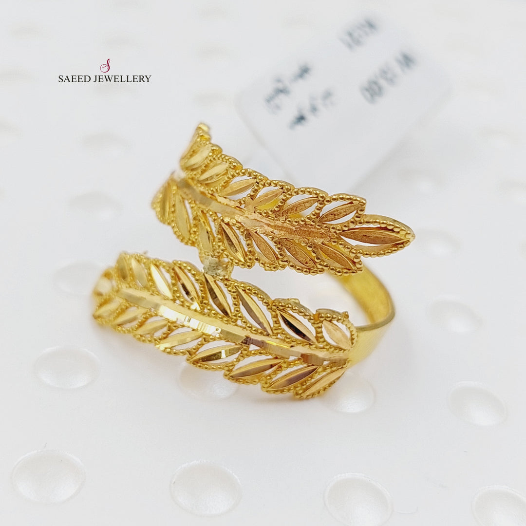 21K Gold Spike Ring by Saeed Jewelry - Image 1