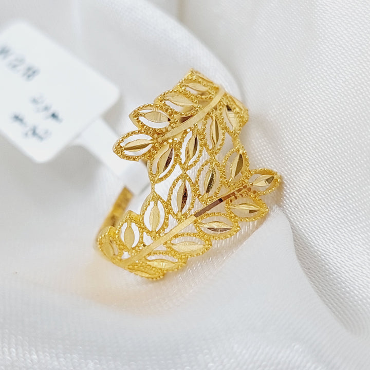 21K Gold Spike Ring by Saeed Jewelry - Image 4