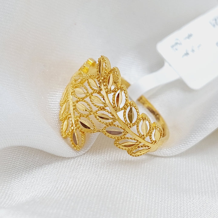 21K Gold Spike Ring by Saeed Jewelry - Image 1