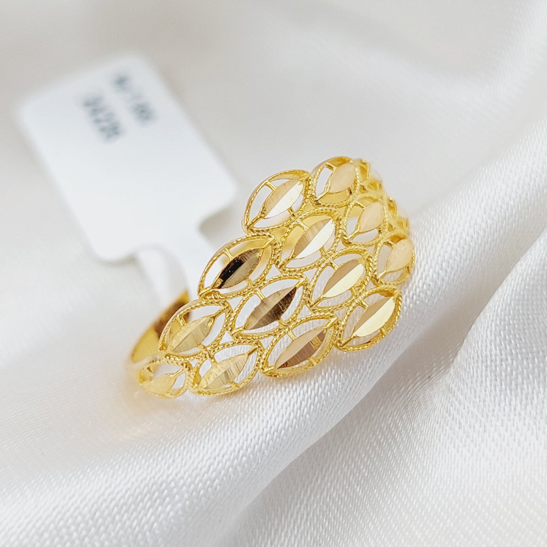 21K Gold Spike Ring by Saeed Jewelry - Image 1