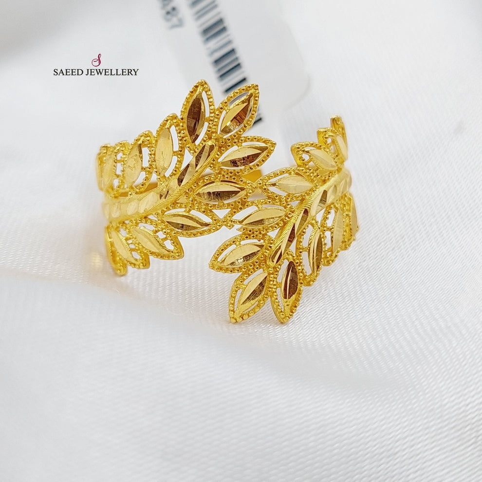 21K Gold Spike Ring by Saeed Jewelry - Image 6