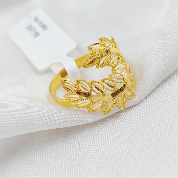 21K Gold Spike Ring by Saeed Jewelry - Image 3