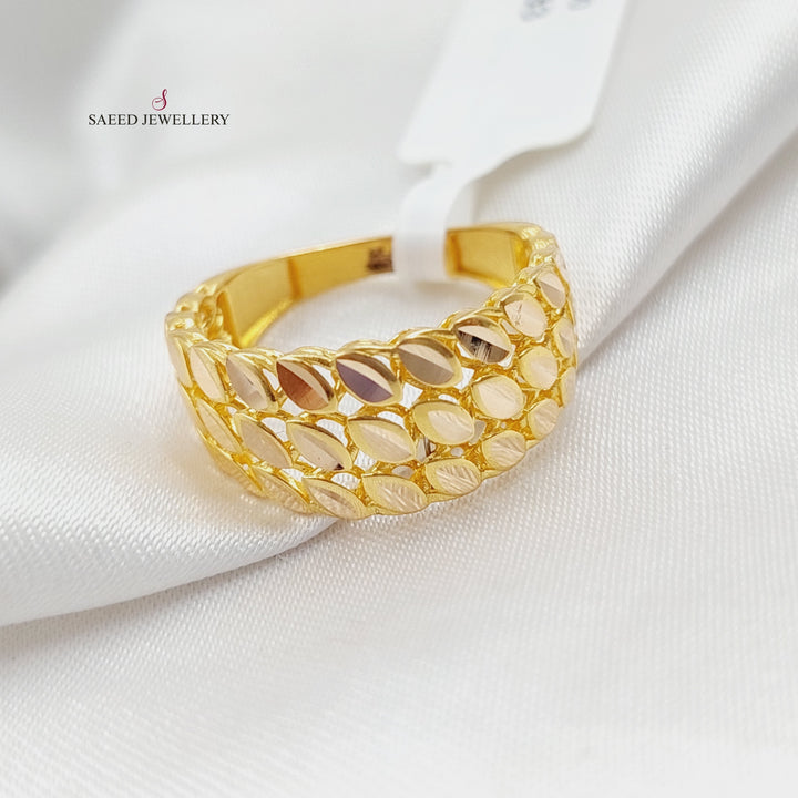 21K Gold Spike Ring by Saeed Jewelry - Image 4