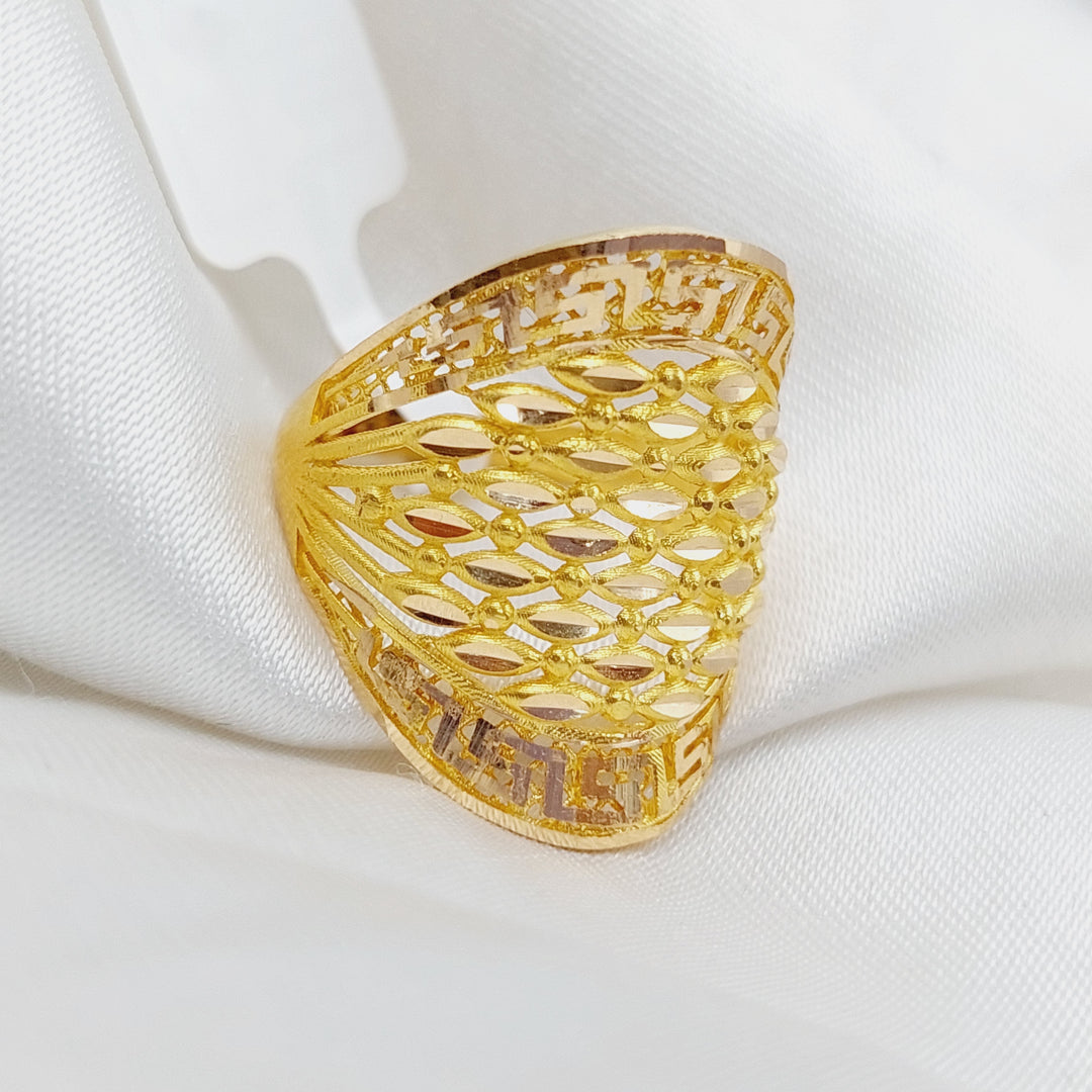 21K Gold Spike Ring by Saeed Jewelry - Image 2