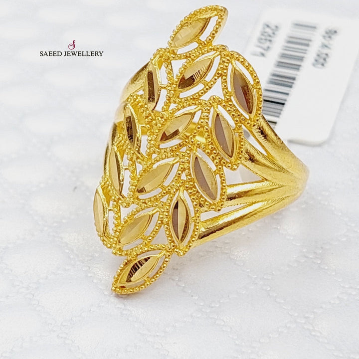 21K Gold Spike Ring by Saeed Jewelry - Image 1