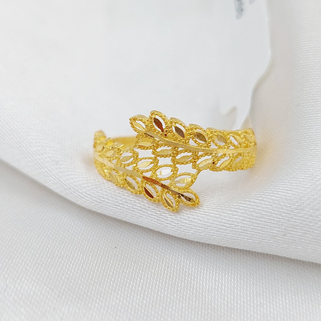 21K Gold Spike Ring by Saeed Jewelry - Image 3