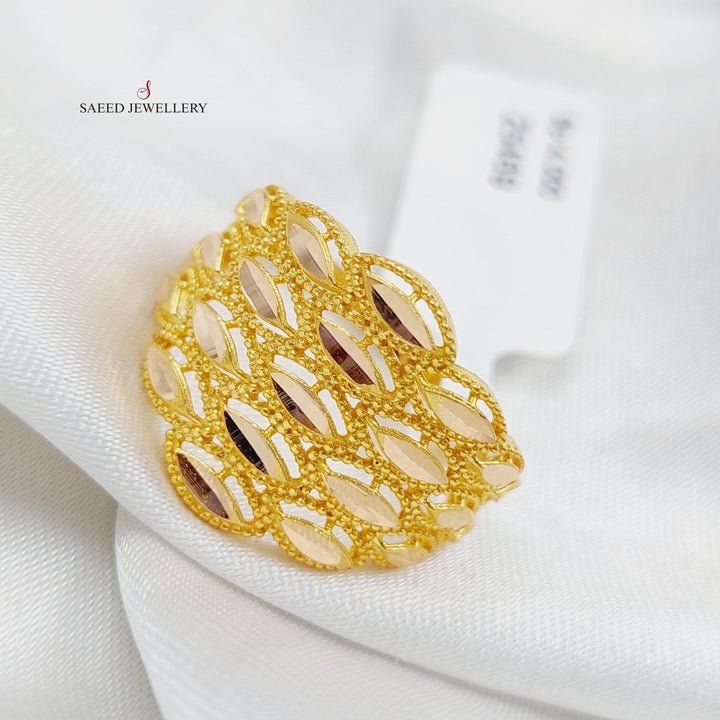 21K Gold Spike Ring by Saeed Jewelry - Image 1