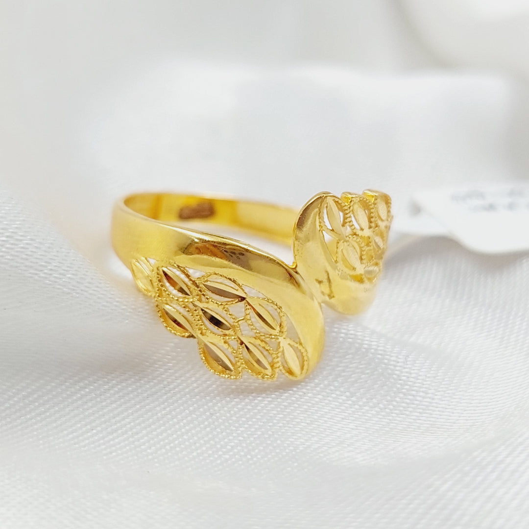 21K Gold Spike Ring by Saeed Jewelry - Image 4