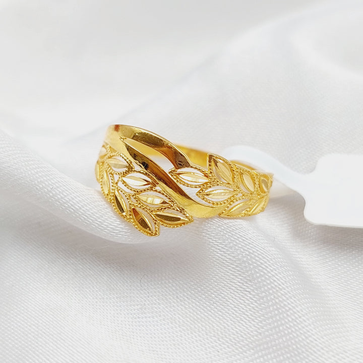 21K Gold Spike Ring by Saeed Jewelry - Image 2