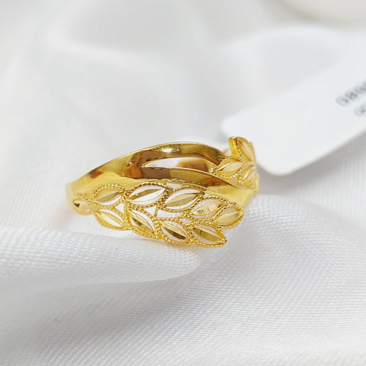 21K Gold Spike Ring by Saeed Jewelry - Image 1