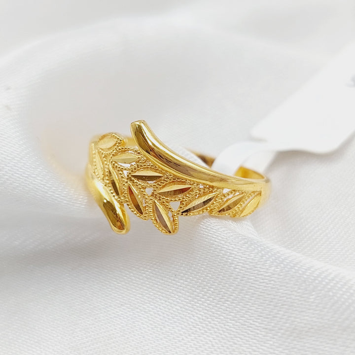 21K Gold Spike Ring by Saeed Jewelry - Image 3