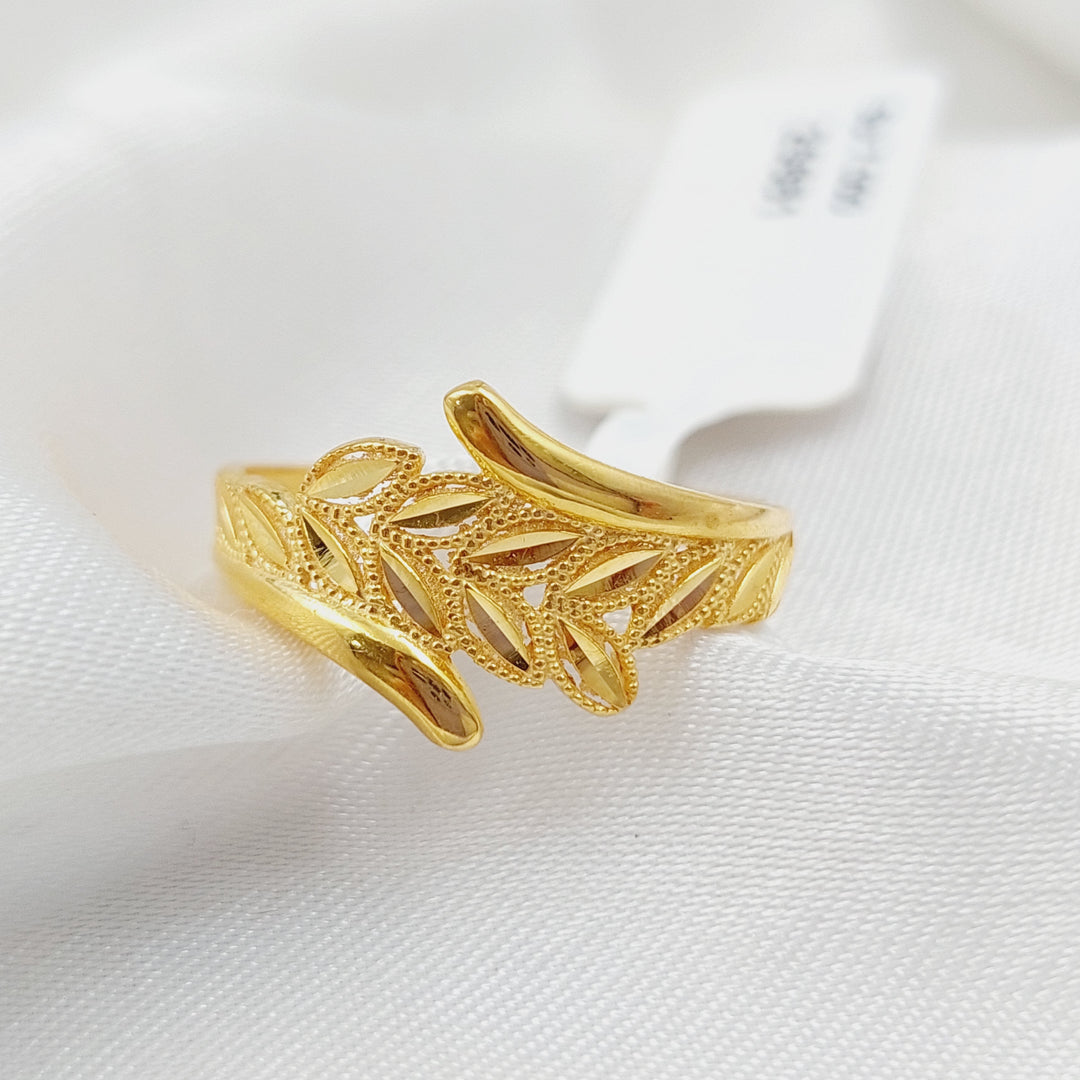 21K Gold Spike Ring by Saeed Jewelry - Image 1