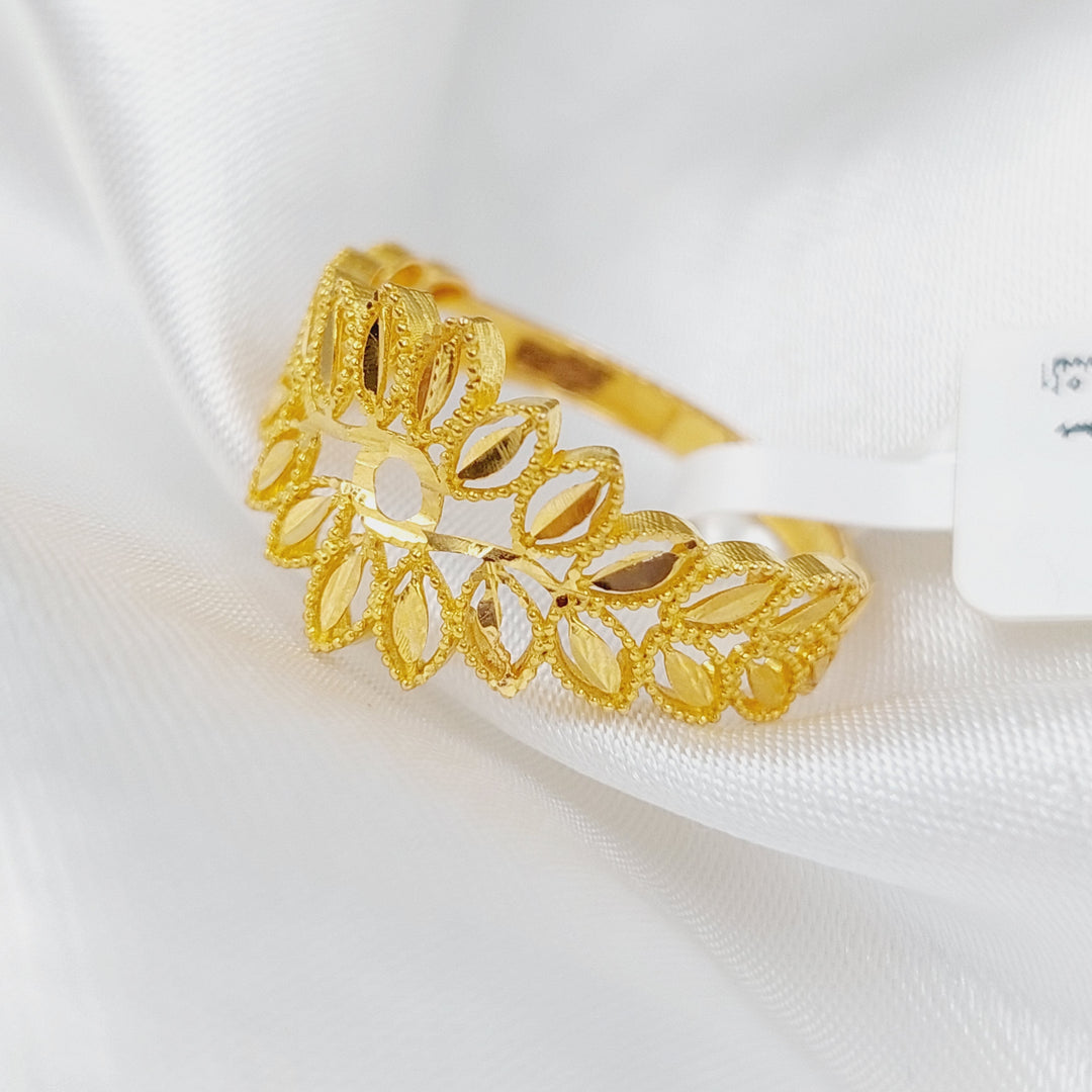 21K Gold Spike Ring by Saeed Jewelry - Image 3