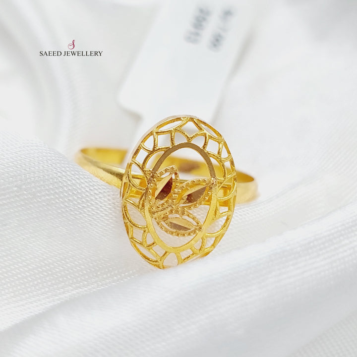 21K Gold Spike Ring by Saeed Jewelry - Image 3