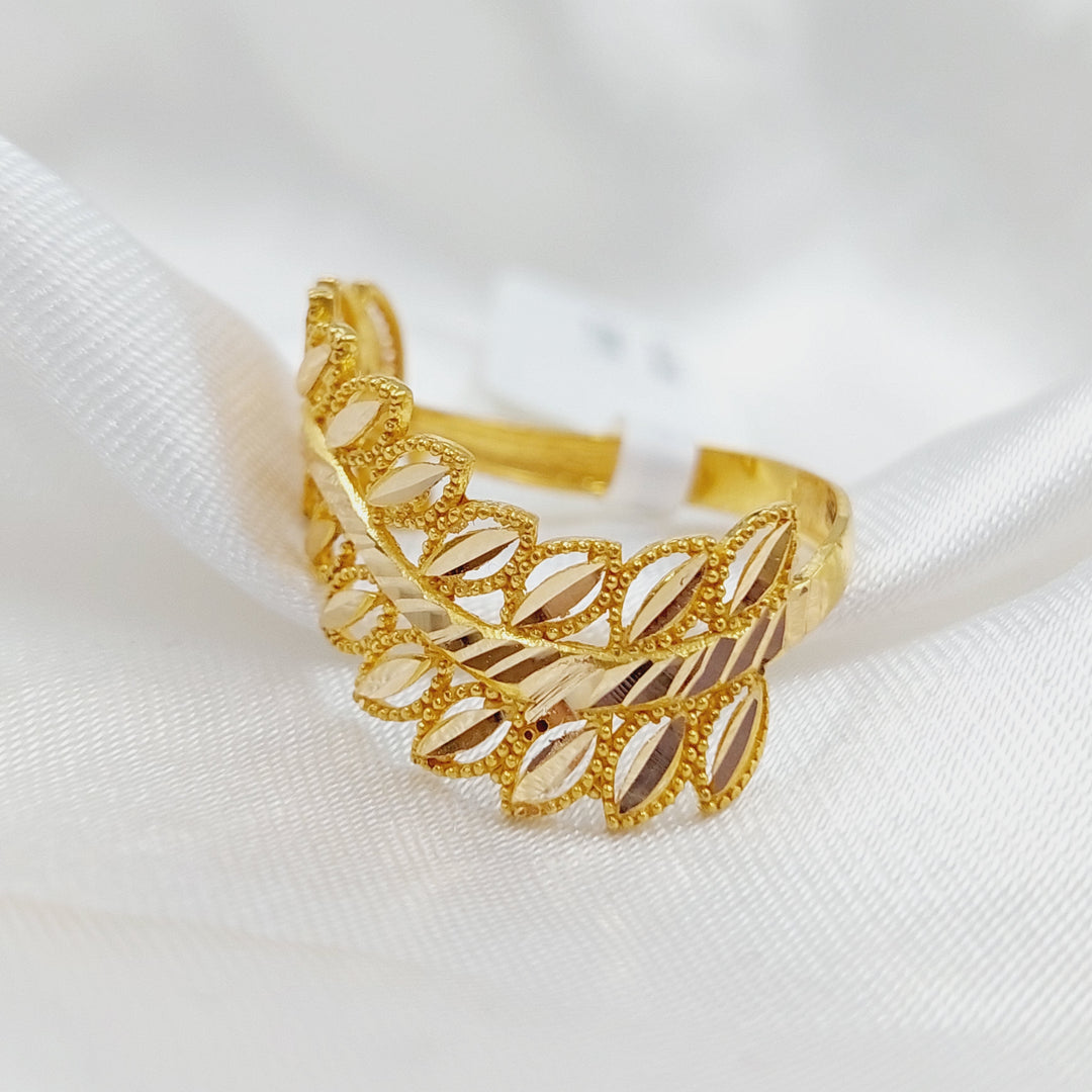 21K Gold Spike Ring by Saeed Jewelry - Image 5