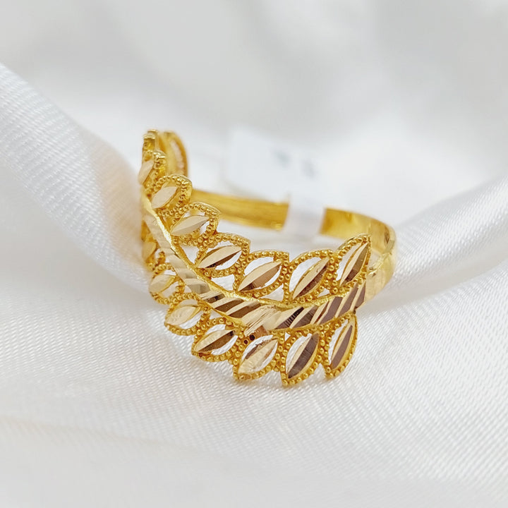 21K Gold Spike Ring by Saeed Jewelry - Image 7