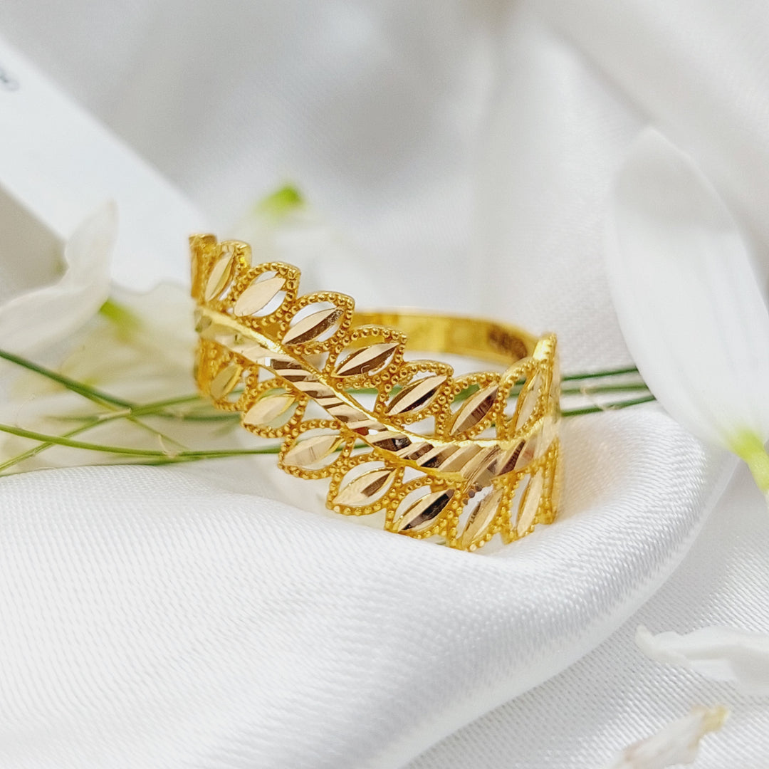 21K Gold Spike Ring by Saeed Jewelry - Image 1