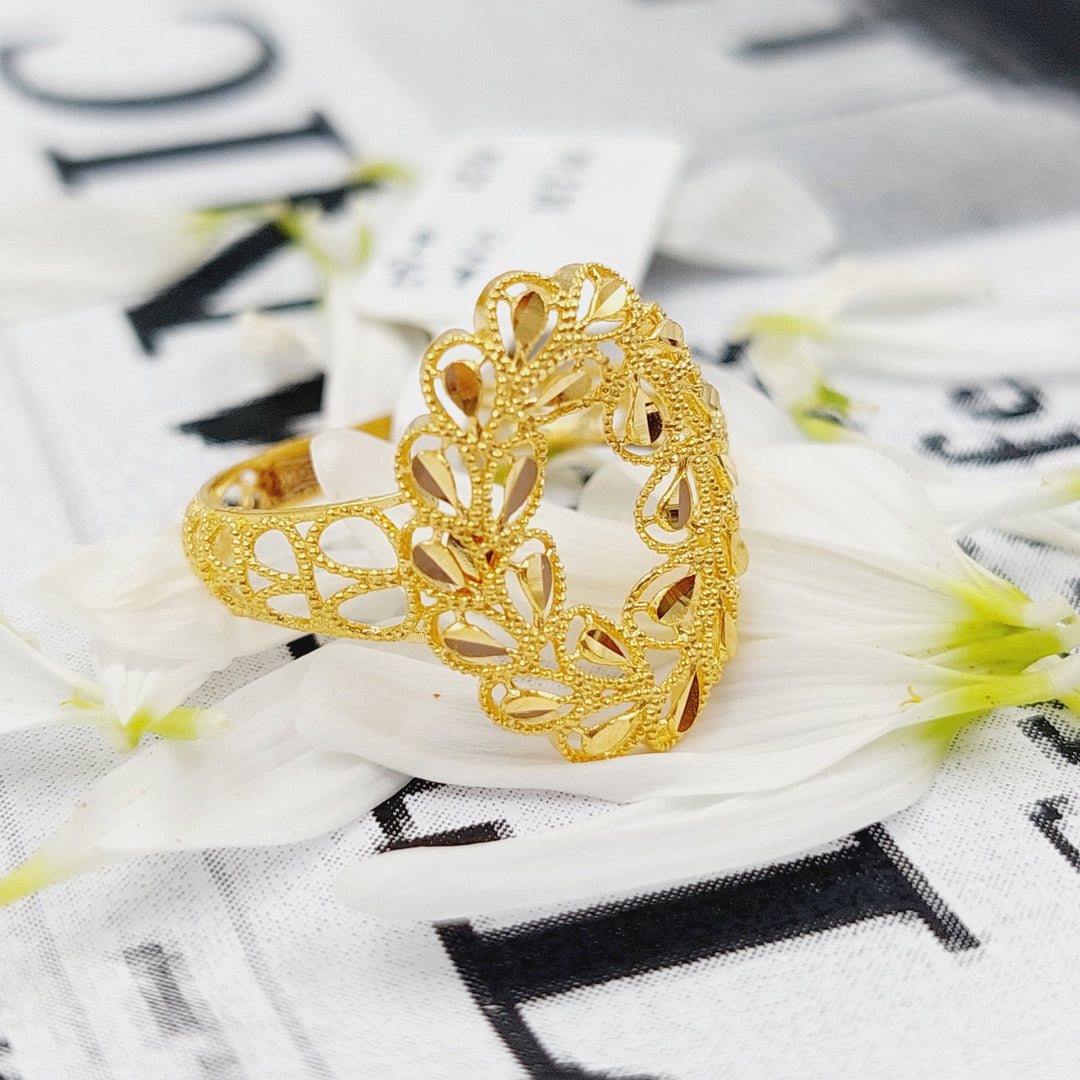 21K Gold Spike Ring by Saeed Jewelry - Image 3